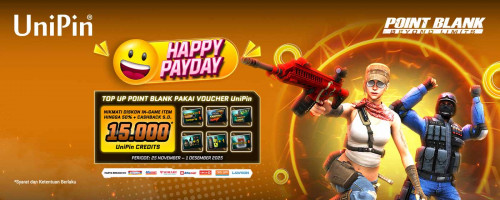 Payday bareng Point Blank! Dapatkan Diskon In Game Item & Cashback hingga 15.000 UniPin Credits!
